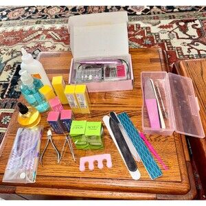 Huge lot of nail Products plus drill